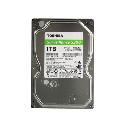 1TB TOSHIBA Surveillance S300 3.5" 5400RPM GÜVENLİK HDD